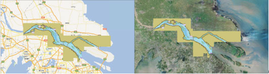 海圖數(shù)據(jù)與百度矢量、影像地圖疊加顯示